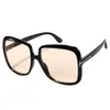Nuevas Gafas de Sol Modernas Retro de Marca Europea y Americana Estilo Ins Gafas de Sol Versátiles de Moda Gafas Pin T22153