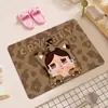 Alfombrilla Absorbente para Baño Crybaby para Uso en Casa, Alfombrilla Antideslizante de Secado Rápido de Tierra de Diatomeas para Inodoro, Entrada
