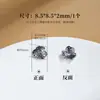 Accesorios de plata antigua, portacuentas, portaflores, tapas para cuentas, separadores de cuentas, almohadillas, accesorios para pulseras de cristal para manualidades, plata 99.9%