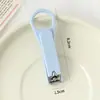 Cortador de Unhas Desenho Animado Fofo em Formato de Comida para Uso Doméstico, Cortador de Unhas Pacote Único, Ferramentas de Manicure e Pedicure, Tesoura de Unha Dobrável Criativa