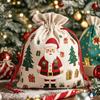 Bolsa de Regalo de Navidad Embalaje de Manzana de Nochebuena Caja de Regalo Bolsa Tote de Regalo Acompañante Papá Noel Nueva Bolsa de Regalo