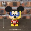 Bloques de Construcción Serie Mickey Mouse Ensamblaje de Partículas Pequeñas Figuras de Dibujos Animados Puesto Callejero Juguetes Educativos para Niños Regalos Venta al por Mayor