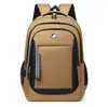 Mochila casual para laptop transfronteriza, mochila de tela Oxford para montañismo al aire libre, mochila de moda para hombre para el trabajo con múltiples compartimentos