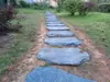 Losa de Piedra Azul Natural Piedra para Caminar Exterior Jardín Patio Piedra de Pavimentación Césped Patio Piedra para Caminar Exterior Japonés Otro