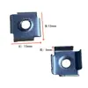 Conector Incorporado Tubo Cuadrado Hierro Tapón Interior Tuerca Roscada Interior Estante Nivel Estantería Tubo Redondo Funda Interior Herrajes Roscados Accesorios para Muebles