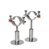 Suporte de tubo de aço inoxidável 304 fivela de fixação abraçadeira ajustável suporte de tubo de esgoto braçadeira de tubo abraçadeira de tubo