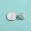 Plata de Ley S925 Hecho a Mano Cuentas Espaciadoras de Plata Cepilladas Irregulares Espaciadores Pulsera de Cristal DIY Pulsera Cuentas Sueltas
