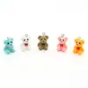 Colgante de Oso Color Caramelo Lindo Accesorios de Joyería DIY Color Japonés Oso Muñeco de Peluche Colgante para Joyería