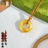 O Mesmo Pingente Antigo de Mahjong Treze Peças Dourado com a Mesma Loja de Ouro para Homens e Mulheres com Alta Retenção de Cor e Pingente de Fivela de Segurança da Fortuna