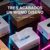 Caja de pañuelos de escritorio minimalista de alta gama. Adecuado para oficinas comerciales y uso doméstico. Disponible en varios tamaños y se puede personalizar