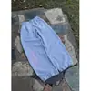 Pantalones de chándal casuales de pierna recta con estampado de letras, estilo Y2K europeo y americano, holgados, con cordón elástico, pantalones casuales, de moda, de alta calle