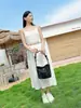 Mini Bolsa de Ombro Estilo Coreano para Mulheres, Nova Simples Cor Sólida Moda Tendência Casual Versátil para o Dia a Dia Bolsa de Ombro