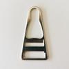 Hebilla de gancho triangular de aleación de zinc de alta calidad, accesorios para lencería, hebilla ajustable, hebilla para calcetines y ligueros, hebilla de calabaza para lencería, ventas directas de fábrica