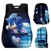 Fabricante Original Mochila Transfronteiriça Sonic Sonic Alunos do Ensino Fundamental e Médio Bolsa Escolar Mochila Infantil Mochila Bolsa de Desenho Animado