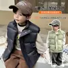 Ropa de Invierno para Niños Chaleco de Algodón con Cinta Chaqueta de Algodón sin Mangas de plumón Estilo Coreano para Niños Abrigo de Algodón para Niños Pequeños y Medianos