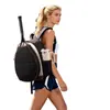 Nova Bolsa de Tênis Feminina Mochila de Tênis Casual com Porta-Copos e Compartimento para Sapatos Bolsa de Raquete de Tênis Acolchoada Bolsa de Pickleball