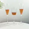 Copas de champán de tallo alto copas de cristal de alto valor copas de vino espumoso estilo ins lujo ligero fiesta de bodas bar copas de cóctel