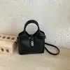 Bolso tipo cubo de alta gama transfronterizo de nicho, bolso cruzado moderno y versátil, bolso de mano casual y simple, bolso de hombro, bolso para el trabajo