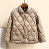 Abrigos Cortos Ligeros de Algodón de Moda para Otoño e Invierno al por Mayor para Mujeres de Mediana Edad y Mayores, Abrigos de Algodón Cálidos, Holgados y Modernos
