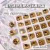 Outono e Inverno Mais Vendidos Diamante de Vidro Imitação K9 Maillardka 10mm Quadrado Gordo Fundo Pontiagudo Diamante Acessórios para Nail Art