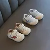 Zapatos de piel para bebé, zapatos para caminar de bebé, suela suave, zapatillas deportivas antideslizantes, zapatos de vestir funcionales para niños, tenis transpirables para bebé