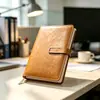 Cuaderno de cuero con logo personalizado, cuaderno de negocios, regalo corporativo para oficina, cuaderno de cuero sintético