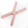 Salvamanteles Plegable Cruzado Creativo de Silicona Aislante de Calor Salvamanteles Ajustable Resistente a Altas Temperaturas Anti-Quemaduras Salvamanteles para Tazón Tapete para Mesa Aislante de Calor
