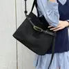 Bolso Bandolera Versátil de Cuero para Mujer, Estilo Nuevo, Gran Capacidad, Simple, de Moda, para el Viaje al Trabajo, Bolso de Mano Esmerilado 2026