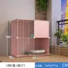 Jaula para gatos casa interior jaula vacía espacio libre súper grande casa para gatos casa para gatos nido de dos pisos tres pisos villa para gatos pequeños