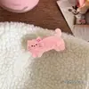 Pinzas laterales estilo dopamina con un toque de alta gama, pinzas delicadas con flecos para niñas, pasadores dulces, pinzas de cocodrilo a la moda