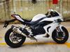 Adecuado para modificación del tubo de escape de motocicleta Qianjiang race 800 race 800 a contrapresión a tres yuanes sección delantera calibre original