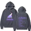 Sudadera con capucha para hombre y mujer de alta calidad, manga larga, moda casual, portada de álbum de la cantante Maria Bellesa 2025