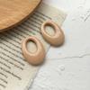 Zhen Tu Estilo Japonês Geométrico Oval Círculo Vazado Moldura Oval Acessórios de Resina DIY Brinco Artesanal Materiais para Joias