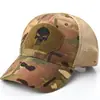 Chapéu Camuflado Tático Outdoor, Chapéu Multi-Estilo, Boné de Beisebol Respirável com Copa, Multi-Cor Velcro para Fã Militar Bico de Pato