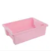 Cesta de Ayuda Didáctica para Jardín de Infancia Cesta de Almacenamiento de Plástico Multicolor Familiar Caja Organizadora de Bloques de Construcción Caja de Almacenamiento Apilable Caja de Almacenamiento de Juguetes