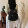 Mochila de Nuevo Estilo Transfronteriza Estilo Ins de Alta Apariencia Nicho para Estudiantes de Secundaria y Preparatoria Femeninas, Mochila de Lunares para Salidas y Universidad