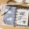 Cinta de Doble Material con Salsa de Tomate, Caramelo Cayendo Galáctico Patrón Básico de Cuadrícula de Puntos Material para Diario Base DIY Collage