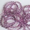Pulsera de Amatista Natural para Mujer Amatista Lavanda de Hielo Alto Amatista Brasileña Cuentas Cuentas de Cristal