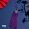 Borla Larga de Flor de Xizang de 15 cm Borla Estilo Antiguo Dinastía Han Borla Prensada Adornos Colgantes