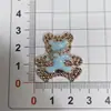 Oso Pequeño de Resina Galvanizada de Dibujos Animados Adornos DIY Pinzas para el Cabello Accesorios para el Cabello Venta al por Mayor Fundas para Teléfono Decoraciones para Crocs DIY