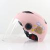 Casco Transfronterizo Coche Eléctrico Femenino Harley Espacio Batería Coche M Pintura de Dibujos Animados Verano Adulto Seguridad Medio Casco