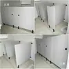 Placa Divisória de Banheiro Público Simples Obra T-shaped L-shaped Porta Divisória de Banheiro Proteção Contra Respingos para Urinol de Banheiro Escolar