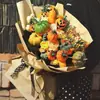 Buquê Mini Abóbora de Halloween Fazendo Material Decorativo Sacos de Embalagem para Flores Buquê de Flores DIY Suprimentos para Floricultura
