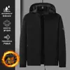 Conjunto de chaqueta con forro polar de nuevo estilo 2026 para parejas, chaqueta con capucha y pantalones de corte holgado para otoño e invierno, venta al por mayor para chaquetas de montañismo