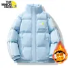 Moda Masculina Casual Multicolor Opcional Cuello Alto Invierno Chaqueta de Algodón Otoño Estilo Americano Más Vendido Grueso Cálido Abrigo de Algodón