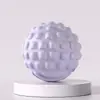 Pelota de acupresión para fascia plantar de espuma PU para yoga, pelota de masaje para relajación muscular, pelota de erizo con púas en forma de cacahuete