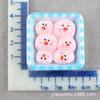 Accesorios de resina para lonchera pegamento de crema material para caja de almacenamiento DIY parche creativo para refrigerador adornos para casa de muñecas DIY