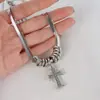 Collar Cruzado de Doble Capa Hip-Hop de Moda Europeo y Americano, Nueva Cadena para Suéter de Diseño de Moda Otoño e Invierno, Accesorio Unisex