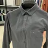 Camisa de Pana de Manga Larga para Hombre, Mismo Estilo que la de Contrapunto, 100% Algodón, Bolsillo Real, Casual Holgada, Camisa para Hombre