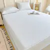 Comercio Exterior Transfronterizo Fibra de Bambú TPU Capa de Aire Impermeable Protector de Colchón Juego de Tres Piezas Cubierta de Colchón a Prueba de Polvo y Orina Cubierta de Cama